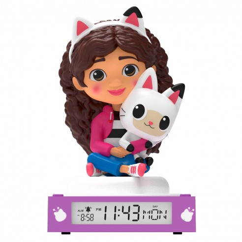 Gabby’s Dollhouse Night Light Alarm Clock