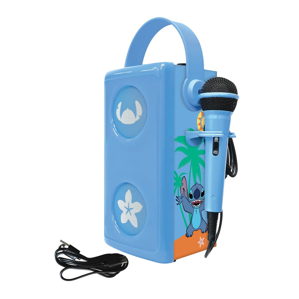 Disney Stitch Wireless Light-Up Speaker with Microphone