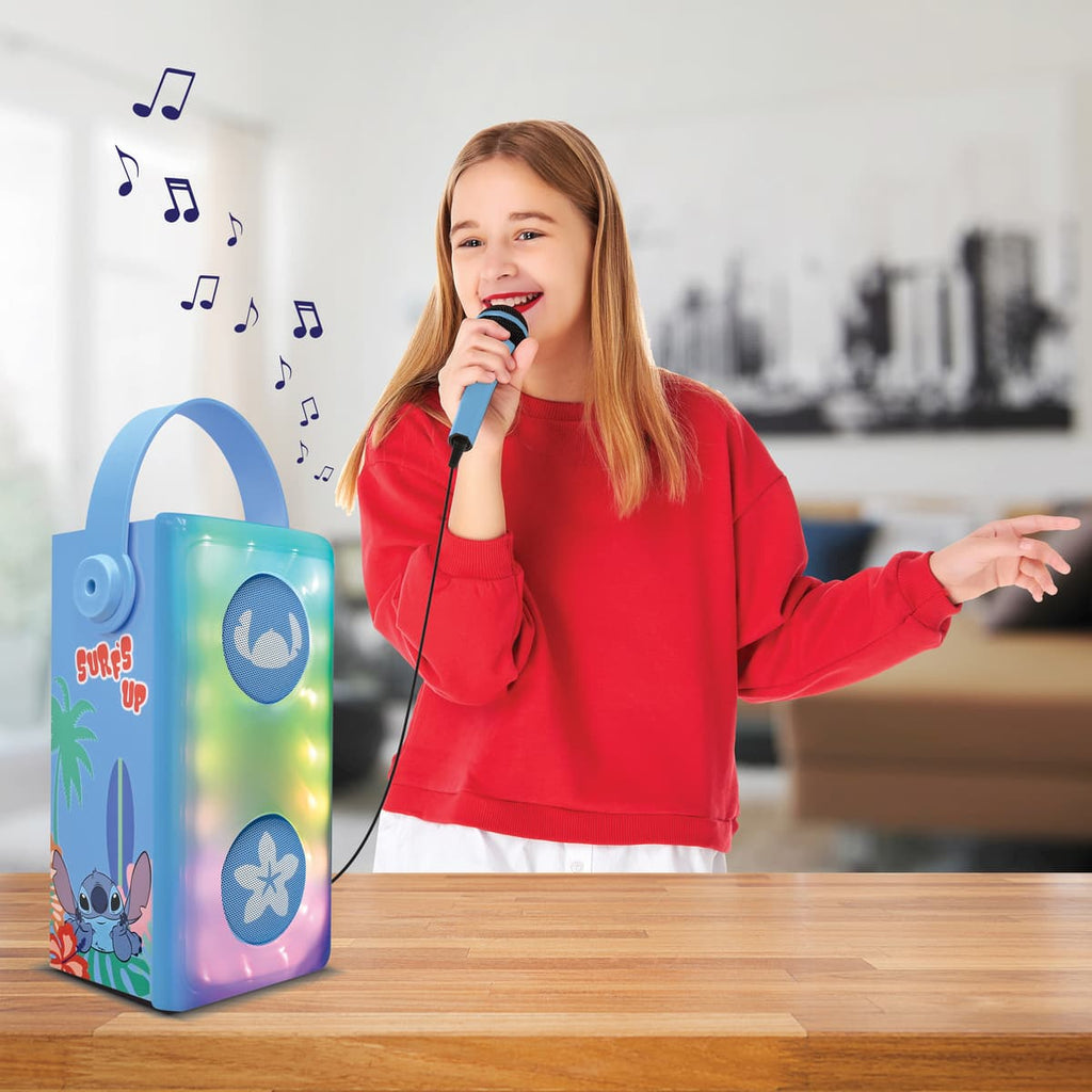 Disney Stitch Wireless Light-Up Speaker with Microphone