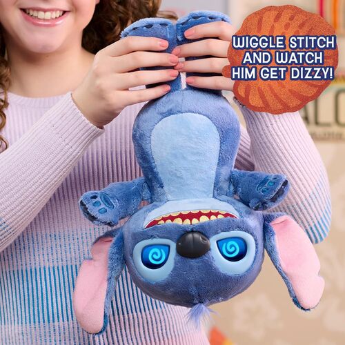 Disney Stitch Many Moods Interactive Plush – 50+ Sounds &amp; LCD Eyes