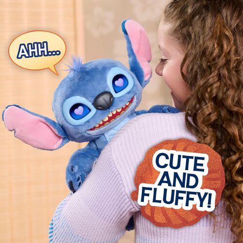 Disney Stitch Many Moods Interactive Plush – 50+ Sounds &amp; LCD Eyes