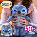 Disney Stitch Many Moods Interactive Plush – 50+ Sounds &amp; LCD Eyes