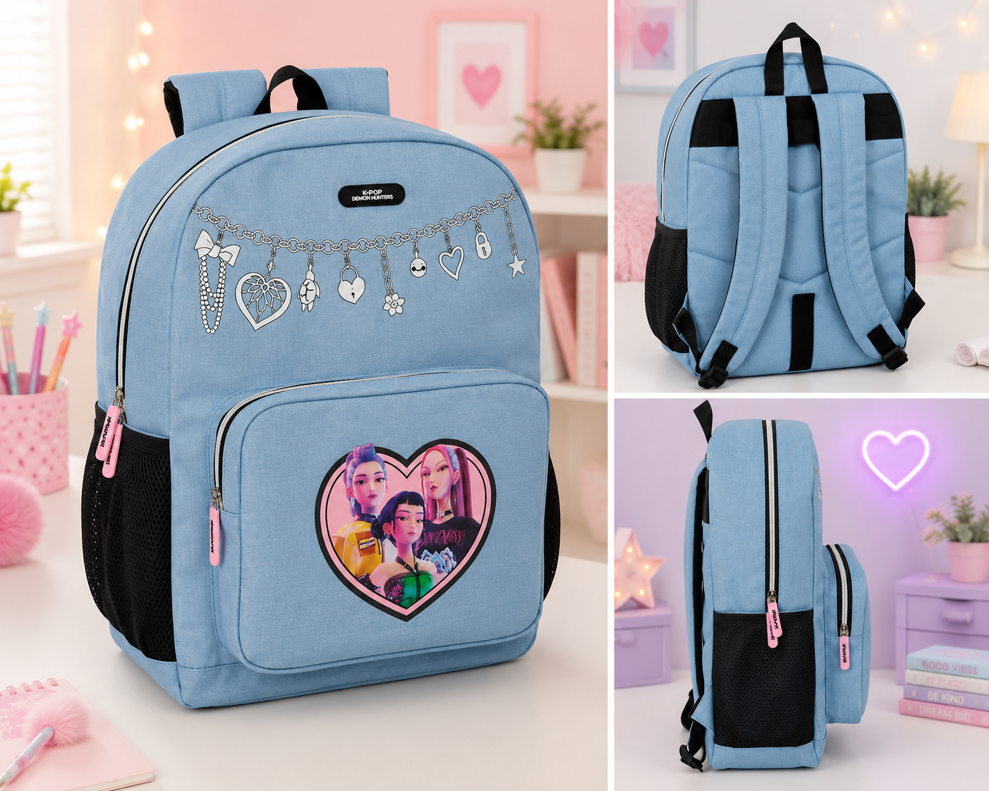 Demon Hunters Kpop Huntrix adaptable backpack 43cm