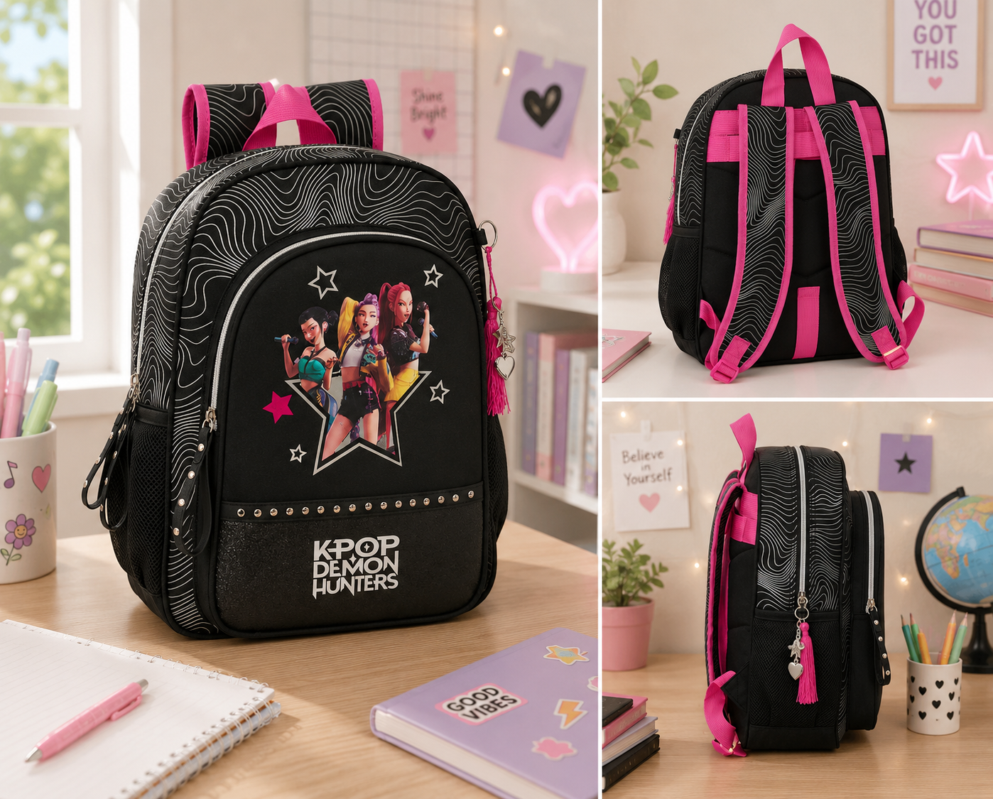 K-Pop Demon Hunters Huntrix Energy Backpack – 43cm