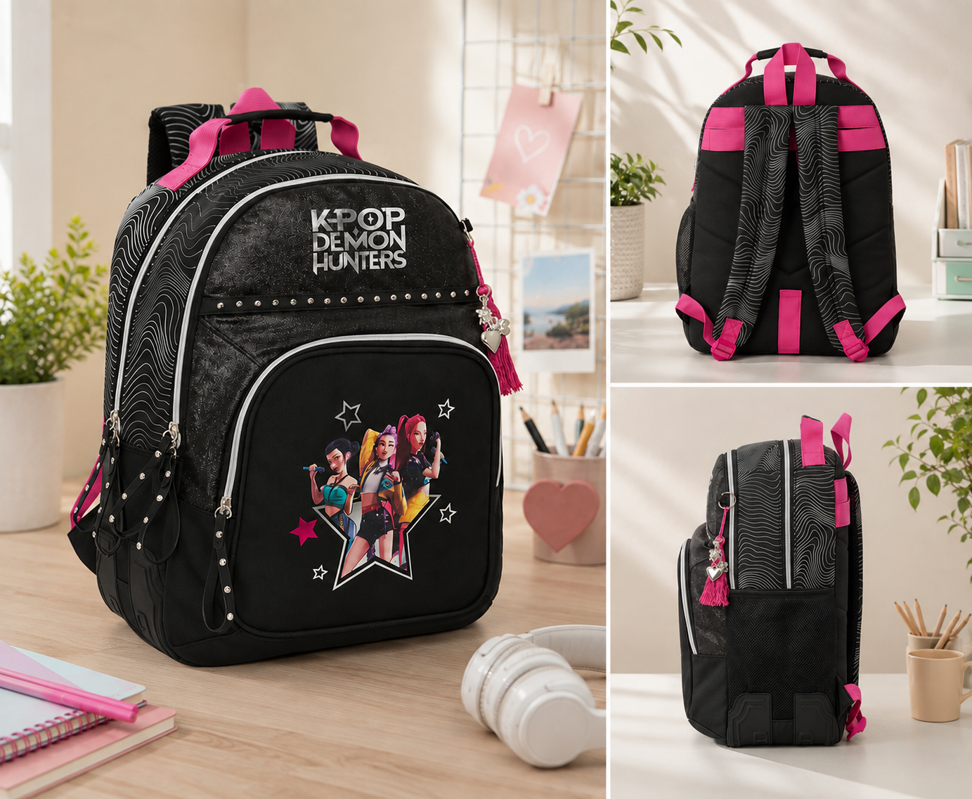 K-Pop Demon Hunters Huntrix Energy Backpack – 42cm