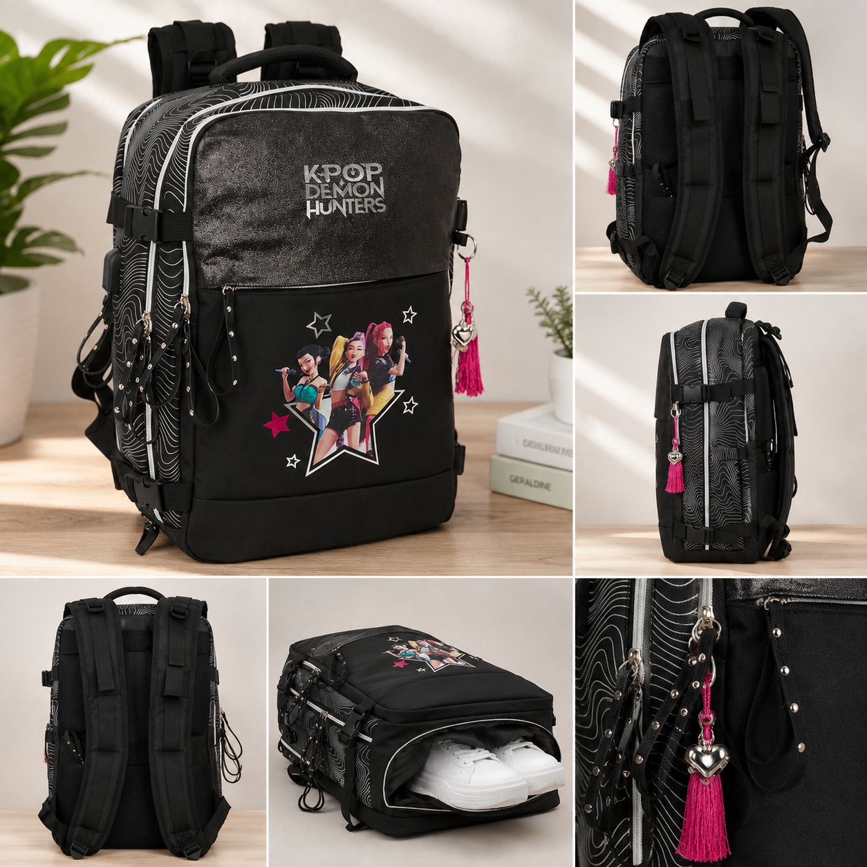 K-Pop Demon Hunters Cabin Travel Backpack