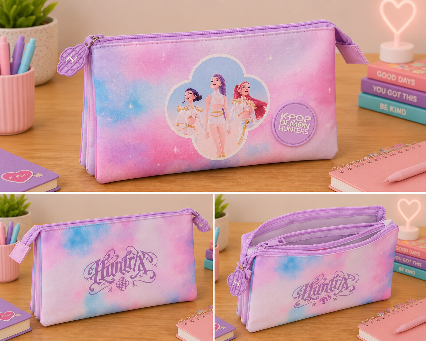 K-Pop Demon Hunters Artist Triple Pencil Case