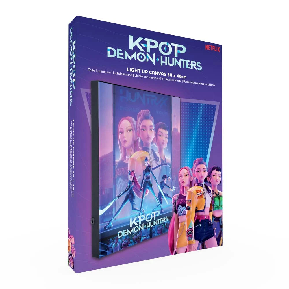K-POP DEMON HUNTERS LIGHT UP CANVAS – 30 × 40 CM