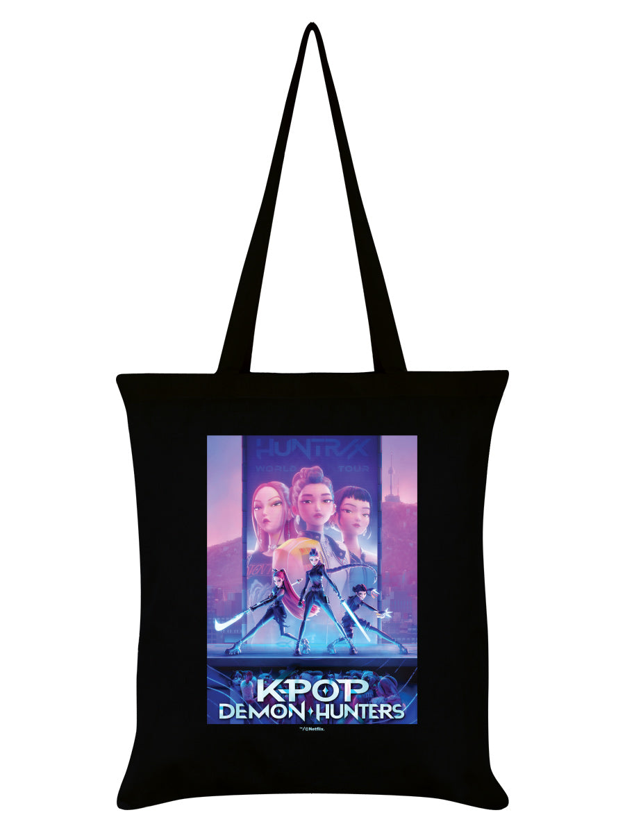 🖤🎤 K-Pop Demon Hunters Tote Bag 💜✨